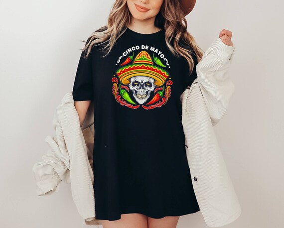 Mexican Cinco De Mayo T Shirt Tequila Sugar Skull Drinking Mexican Cinco De Mayo T Shirt Tequila Sugar Skull Drinking
