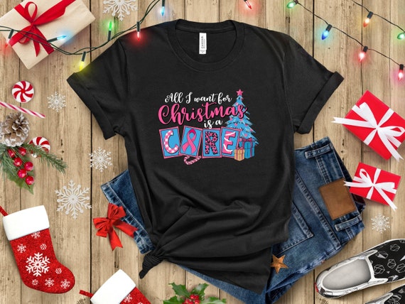 Todo lo que quiero para Navidad es una camisa de cura camiseta de cura de Navidad