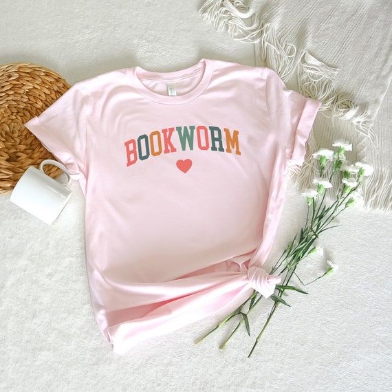 Bookworm T-shirt, Teacher Sweatshirt, School Shirt, Book Lover Gift, Librarian T-shirt, Teacher Squad Shirt, Heart Shirt, Teaching Love