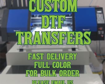 DTF Print Shirt, Custom Gang Sheet, Shirt Transfer, Heat Transfer, Full Color DTF, Sweatshirt Heat Transfer, Ready To Apply, Direct To Film