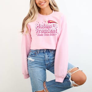Madam President Hoodie, Harris Walz Sweatshirt, Tim Walz Hoodie, Political Mom Sweatshirt, Feminist Kamala Hoodie, Female President
