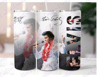 Elvis PNG 30oz / Descarga instantánea