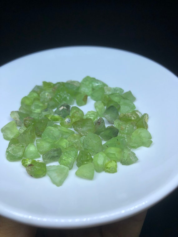 38 Grams Natural Rough Peridot from Pakistan Natu… - image 4