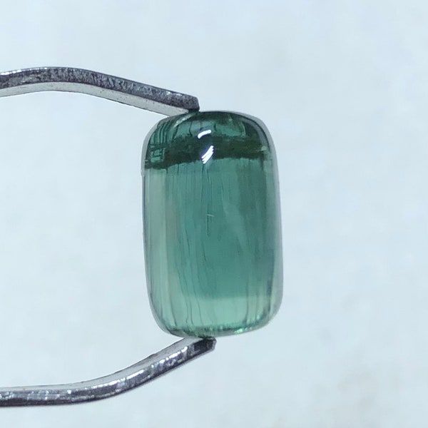 Indicolite Tourmaline Cat-Eye Cabochon - 320 Carats - Natural Lope Clean - Indicolite Cabochon