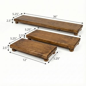 Rustic Wood Display Riser Handmade Rustic Pine Wood Display Riser: Farmhouse Table Decor - Etsy