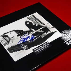 GIRL FROM UNCLE Signed Stefanie Powers Autograph , Frame, Dvd Coa Uacc, Free ship