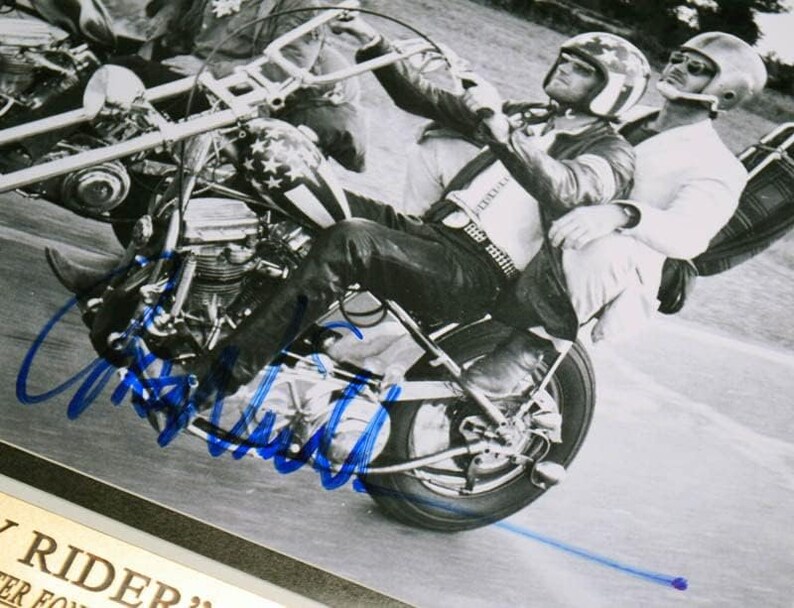 Easy Rider Signed Photo, Jack Nicholson, Dennis Hopper, Peter Fonda ...