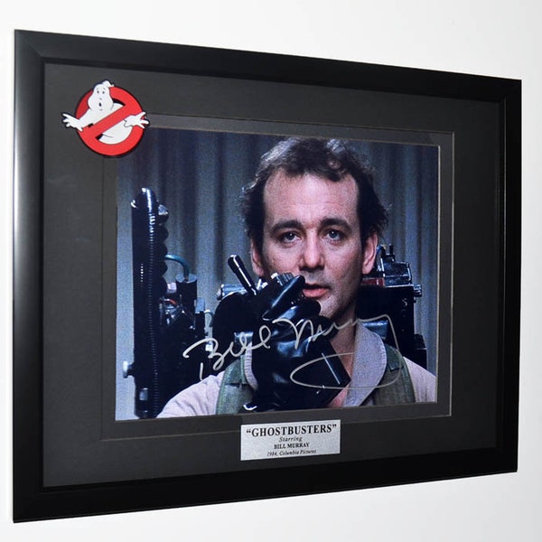 Ghostbusters BILL MURRAY Signed Studio Photo, Autograph, Frame, Coa Uacc RD#228 Dvd, logo,Free Ship, Original Movie