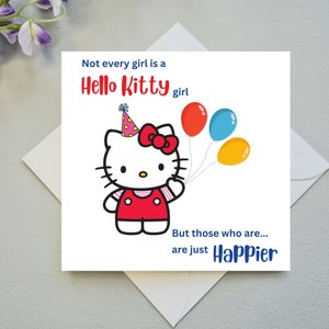 Hello Kitty Karte; Personalisierte Karte