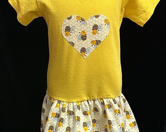 Vestidos tipo camiseta - niño pequeño