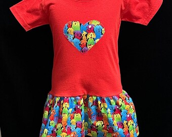 Vestidos tipo camiseta - niño pequeño