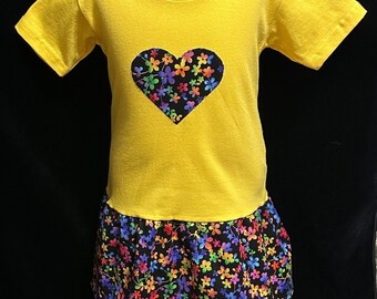 Vestidos tipo camiseta - niño pequeño