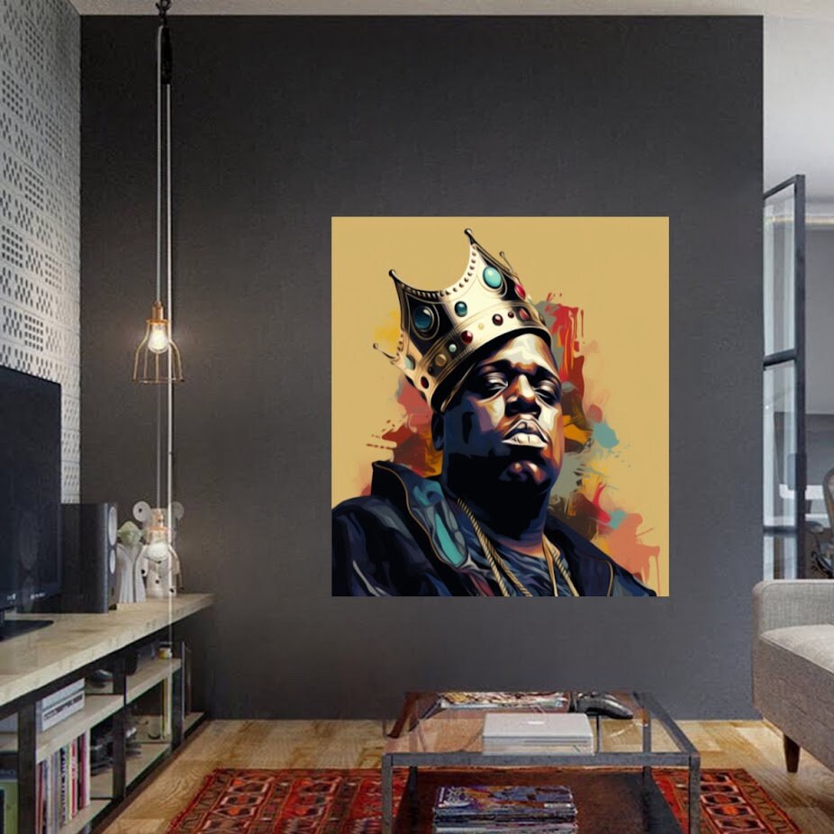 The Notorious B.I.G Lakers Kobe Jersey Canvas Print 