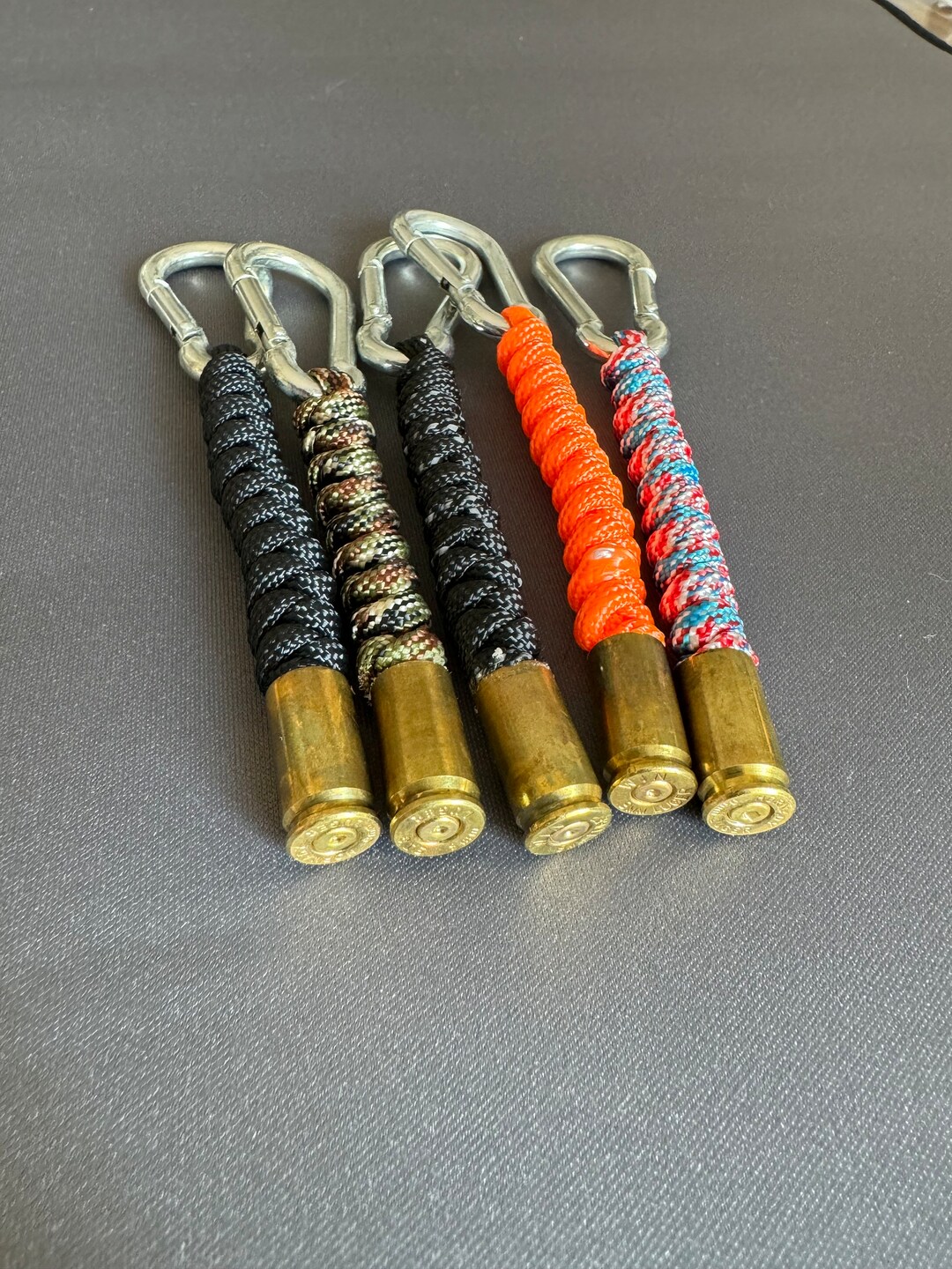 Keychain Casing Paracord Keychain 9mm Casing Tactical Gear - Etsy