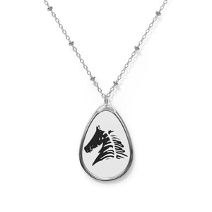 Avalon Logo Oval Necklace