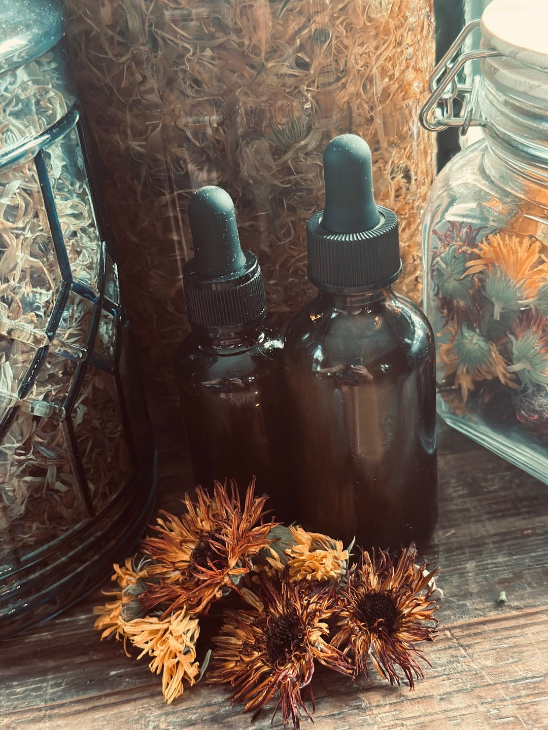 Pure Organic Calendula Oil: Farm Grown, Herbicide & Pesticide Free - Etsy