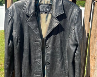 Vintage Adler Collection Leather Blazer Jacket - Women’s Medium