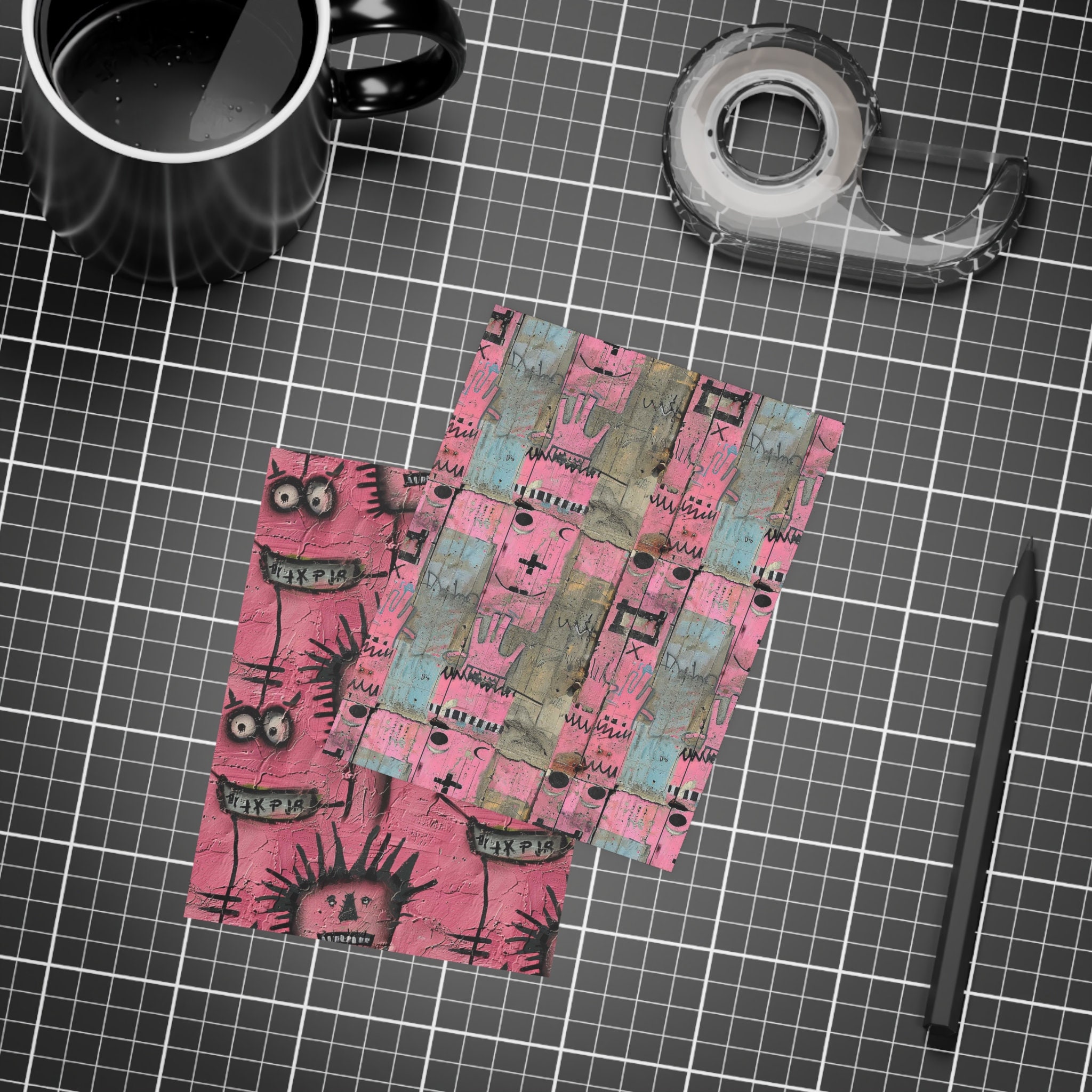 90's NY Punk Graffiti Patterns Digital Paper 2 - Etsy