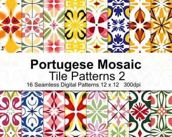Mosaikfliesenmuster aus Portugal 2