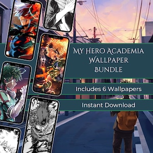 My Hero Academia Wallpapers | Instant Download | Anime Wallpaper Bundle | iPhone Wallpaper.