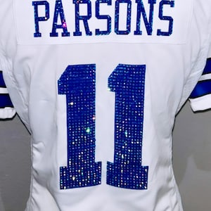 Rhinestone Football Jersey - Any Team Any Color - Professional football teams