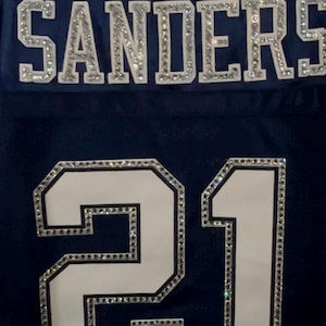 Rhinestone Football Jersey - Any Team Any Color - Professional football teams
