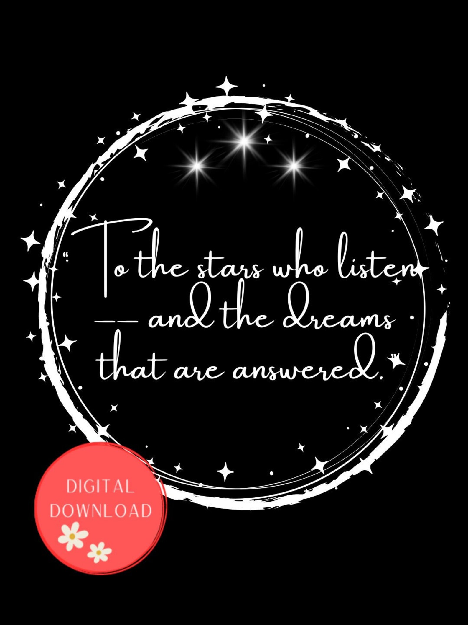 Kindle Paperwhite Screensaver ACOTAR to the Stars That Etsy
