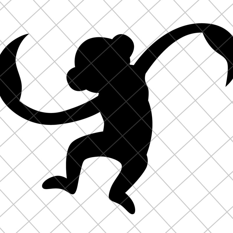 Monkey Svg for Silhouette - Etsy
