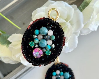 Earrings "Berry mix"