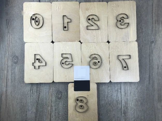 2mm Modern Font Metal Number Stamp Set - Metal Letter Stamps-Metal Stamping  and Jewelry Tool - SGE-3N