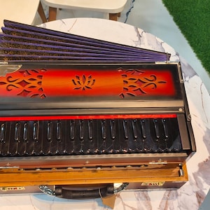 2LINE HARMONIUM/3.5 Octeve 42reeds/SUNBURST MAT/premium quality