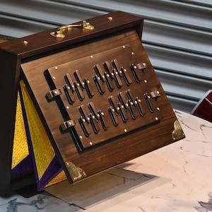 2-Octave Professional Shruti Box | Brown Mat Finish, Teakwood