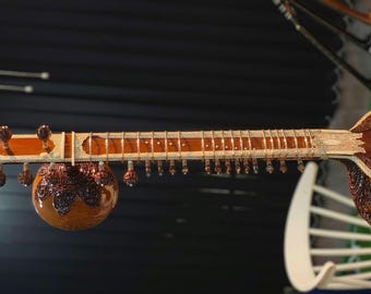 シタール ラビィシャンカールモデル ギター ピックアップ搭載 エレキ