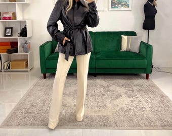 100% Genuine Leather Women's Jacket