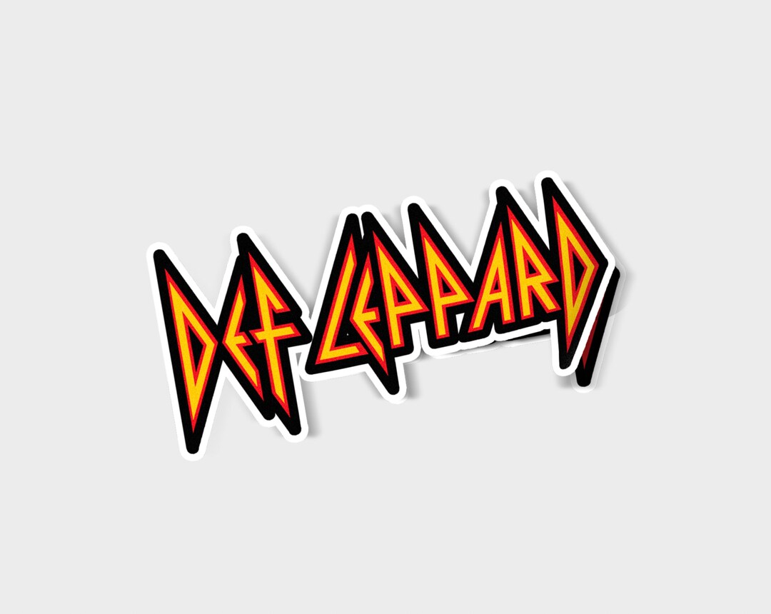 Def Leppard Sticker Vinyl Sticker Waterproof Stickers Etsy UK