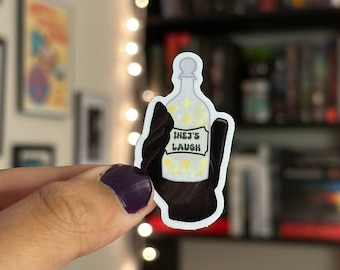 Vinylsticker Inej's Laugh: Six of Crows Bookish-sticker