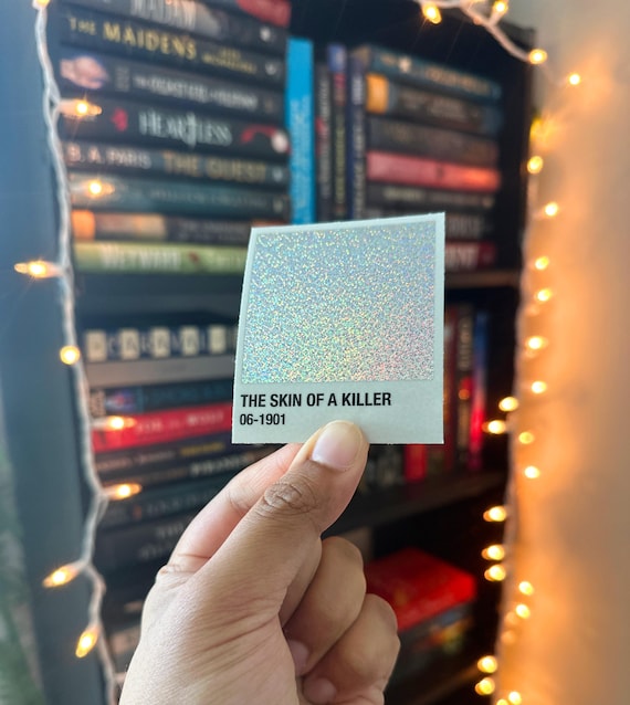 Twilight "Skin of a Killer" Glitter Sticker: Stephenie Meyer Quote