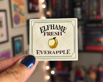 Elfhame Fresh Everapple Sticker: The Cruel Prince, Holly Black