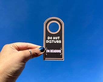 Do Not Disturb Bookmark | Eco-Friendly, Bookish Gift