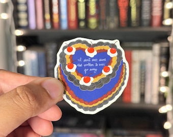Heated Rivalry Sticker - "I don't ever want that problem to ever go away" Book Quote