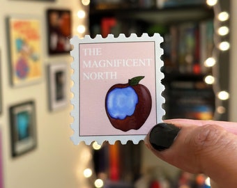 Once Upon A Broken Heart "The Magnificent North" stamp sticker - Stephanie Garber | book stickers, bookish, kindle sticker, vinyl sticker