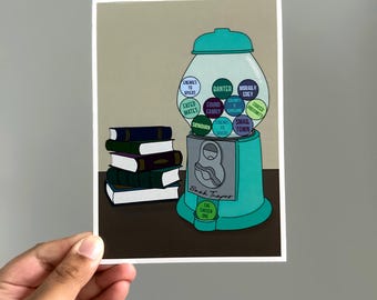 Book Tropes Print | art, bookish, wall art, decor