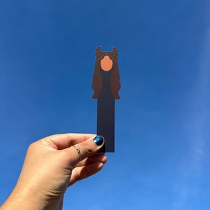 Jude Duarte hair horns - The Cruel Prince by Holly Black bookmark | cardstock bookmark, die cut bookmark, bookish, the folk of the air