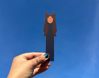 Jude Duarte hair horns - The Cruel Prince by Holly Black bookmark | cardstock bookmark, die cut bookmark, bookish, the folk of the air