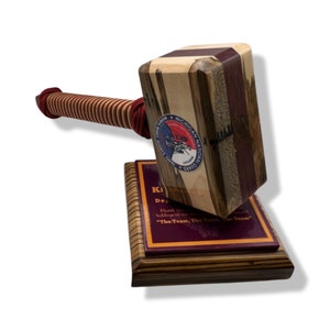 Custom Military Thor Hammer, War Hammer, Large Gavel, Mallet, Navy, Marines, Air Force, Coast Guard, Space Force, Veteran Owned