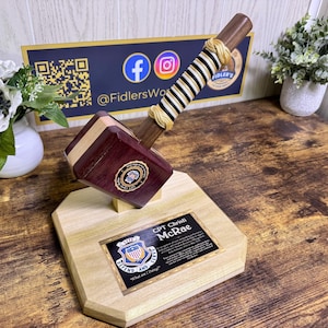 Custom Military Thor Hammer, War Hammer, Large Gavel, Mallet, Navy, Marines, Air Force, Coast Guard, Space Force, Veteran Owned