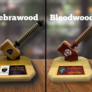 Custom Military Thor Hammer, War Hammer, Large Gavel, Mallet, Navy, Marines, Air Force, Coast Guard, Space Force, Veteran Owned