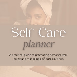Self Care Planner, Flourish Planner, Self Care Journal, Self Care Checklist, ADHD Planner, Self Love Journal, Habit Tracker Printable, pdf