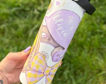 Softball Water Bottle | Insulated Stainless Steel Tumbler | Customizable 20oz Sports Drinkware