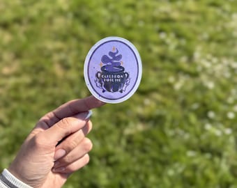 Caldron Boil Me Holographic Sticker - ACOTAR themed bookish